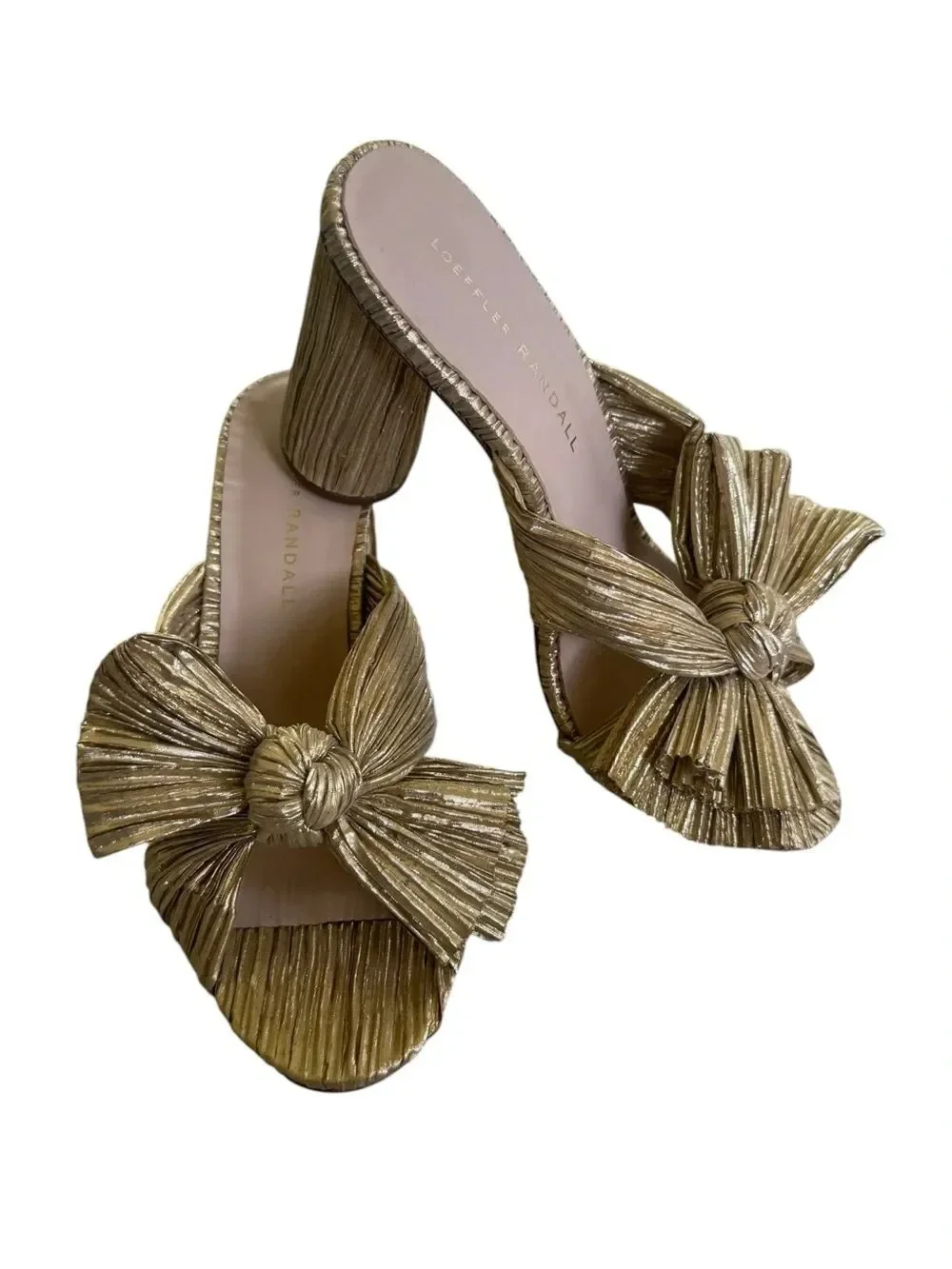 Loeffler Randall pleated heeled